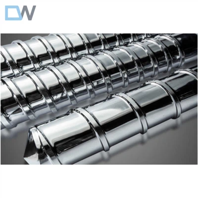 Skruvfat i rostfritt stål för extrudering av livsmedel