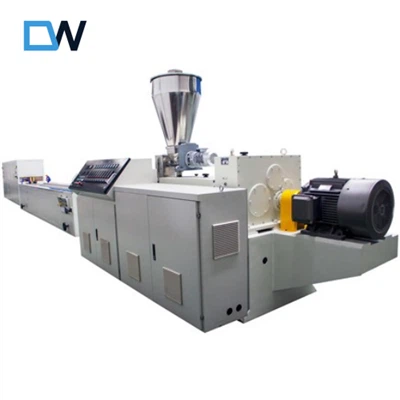 Twin Screw PVC SPVC -profil extruderingslinje